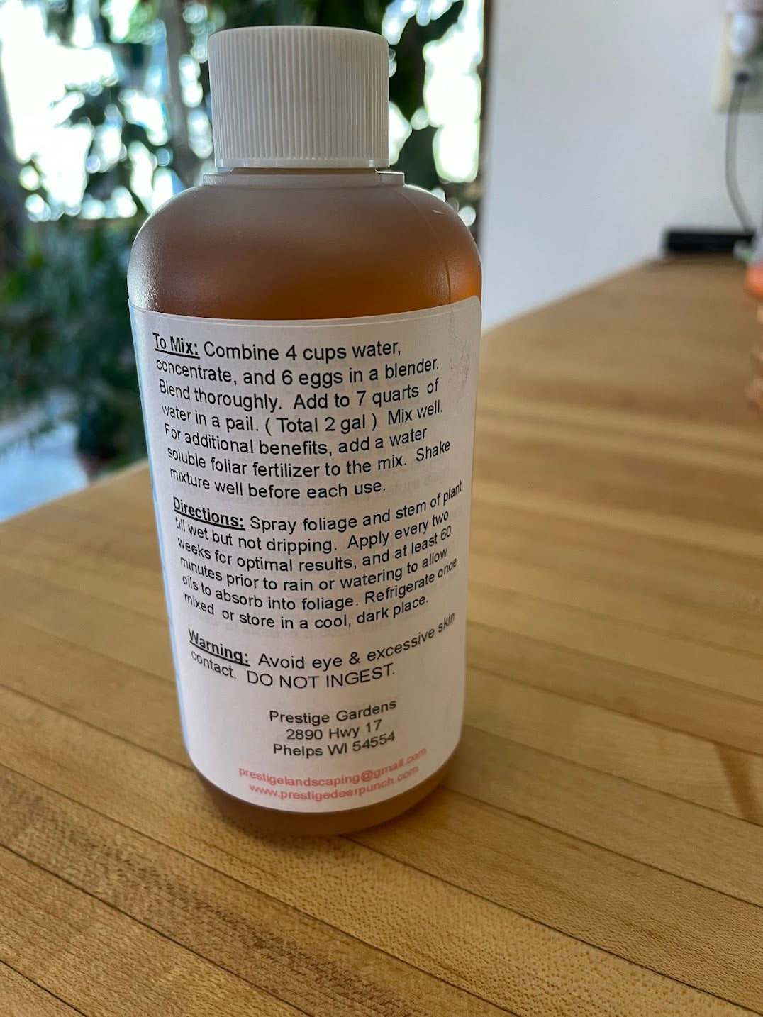 Prestige Deer Punch - 8 Oz Concentrate